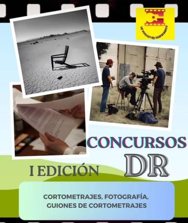 Texto con información sobre concursos de cortometrajes, fotografía y guiones.